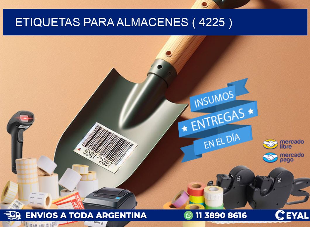 ETIQUETAS PARA ALMACENES ( 4225 )