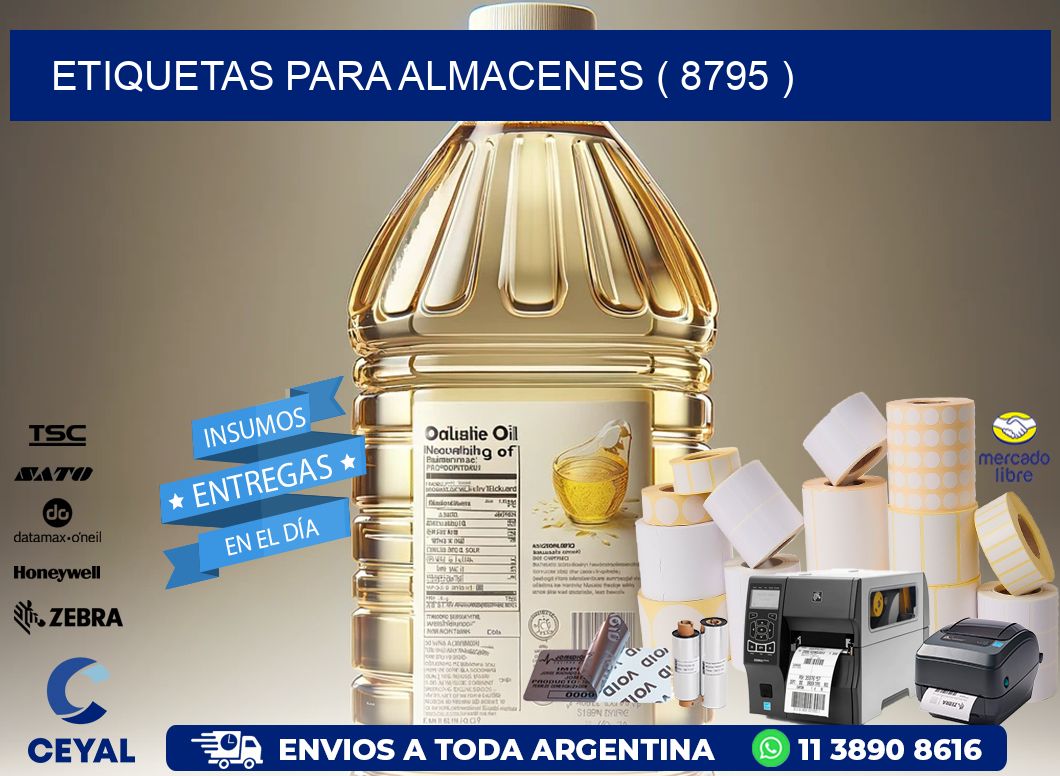 ETIQUETAS PARA ALMACENES ( 8795 )