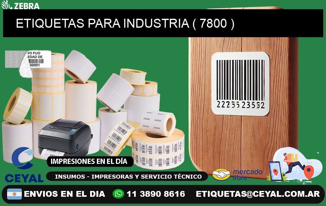 ETIQUETAS PARA INDUSTRIA ( 7800 )