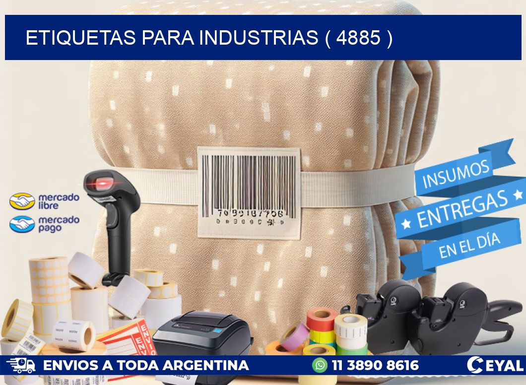ETIQUETAS PARA INDUSTRIAS ( 4885 )