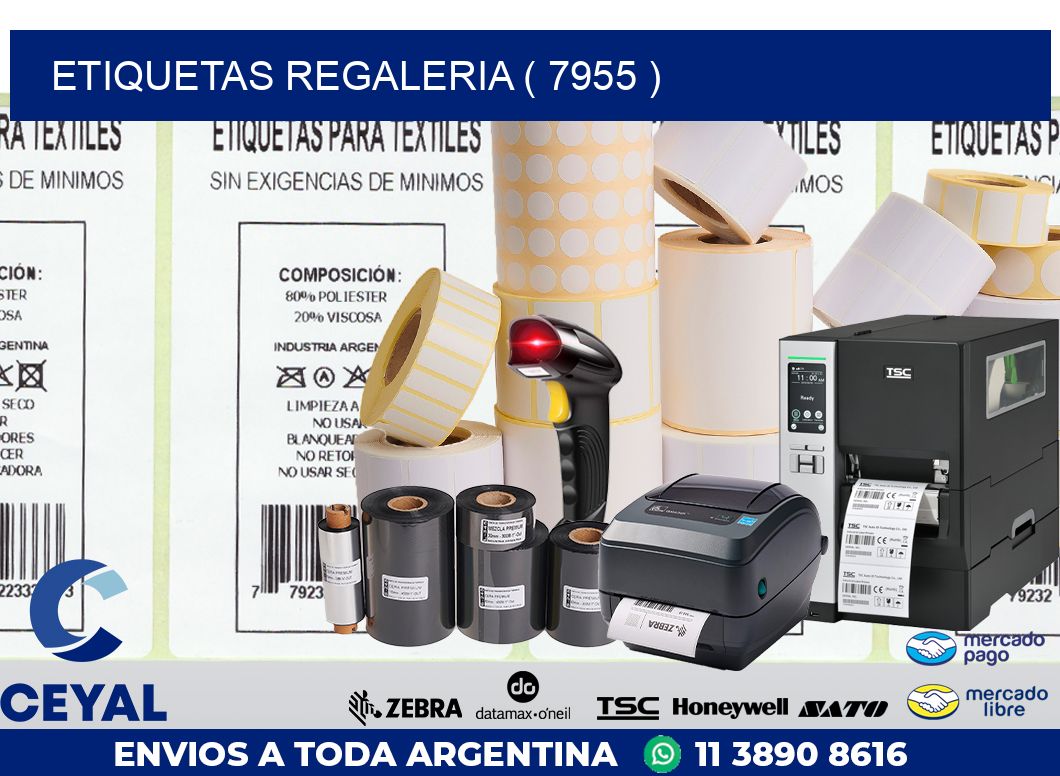 ETIQUETAS REGALERIA ( 7955 )