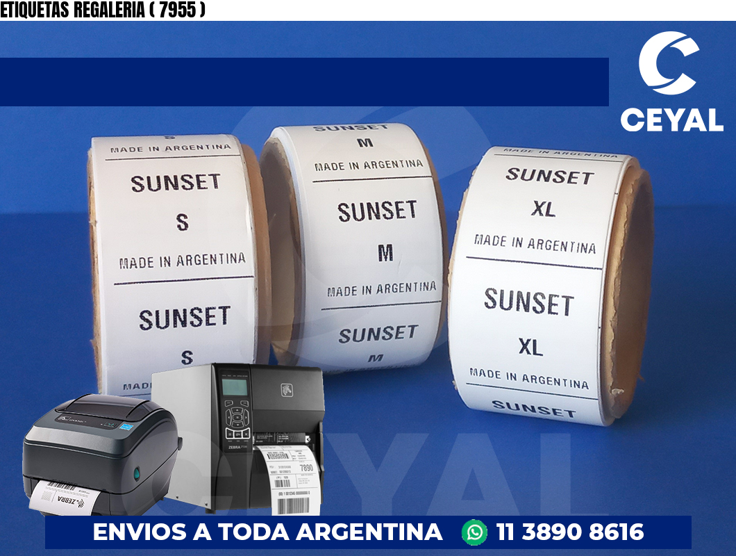 ETIQUETAS REGALERIA ( 7955 )