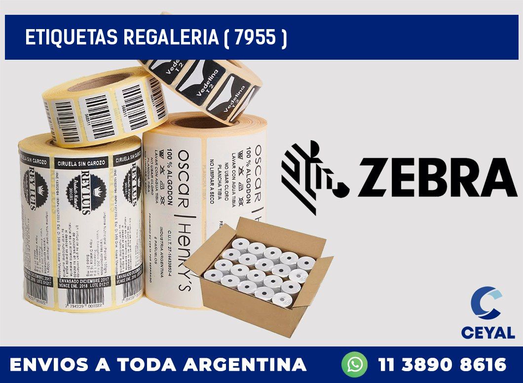 ETIQUETAS REGALERIA ( 7955 )