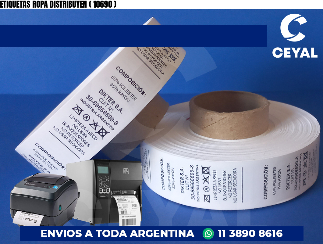 ETIQUETAS ROPA DISTRIBUYEN ( 10690 )