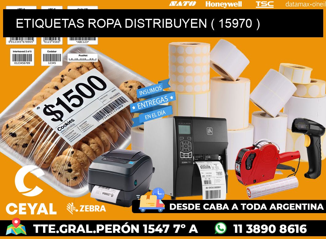 ETIQUETAS ROPA DISTRIBUYEN ( 15970 )