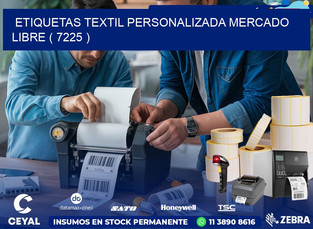ETIQUETAS TEXTIL PERSONALIZADA MERCADO LIBRE ( 7225 )