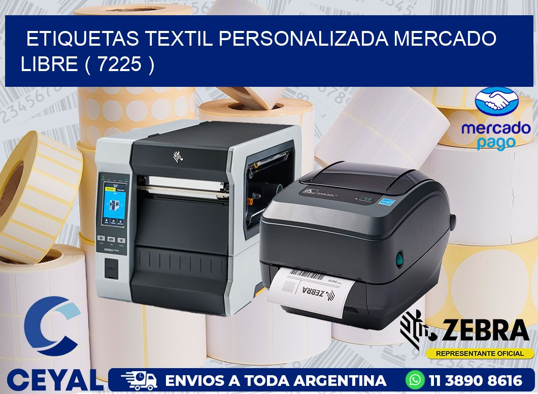 ETIQUETAS TEXTIL PERSONALIZADA MERCADO LIBRE ( 7225 )