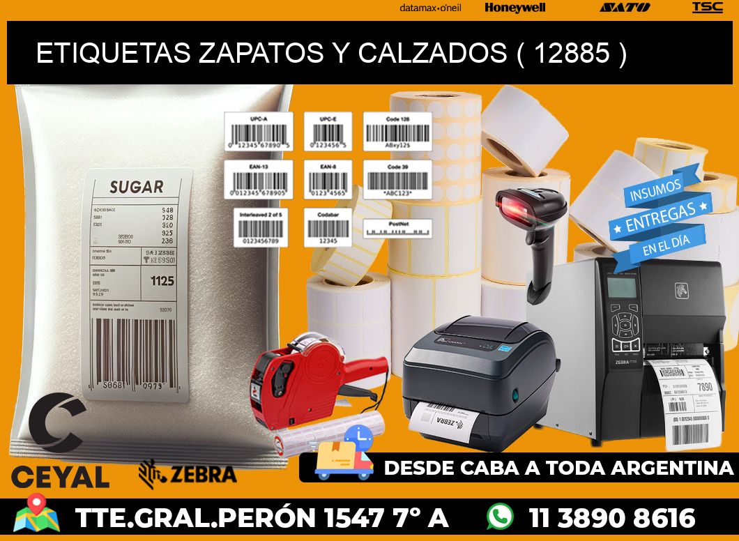 ETIQUETAS ZAPATOS Y CALZADOS ( 12885 )