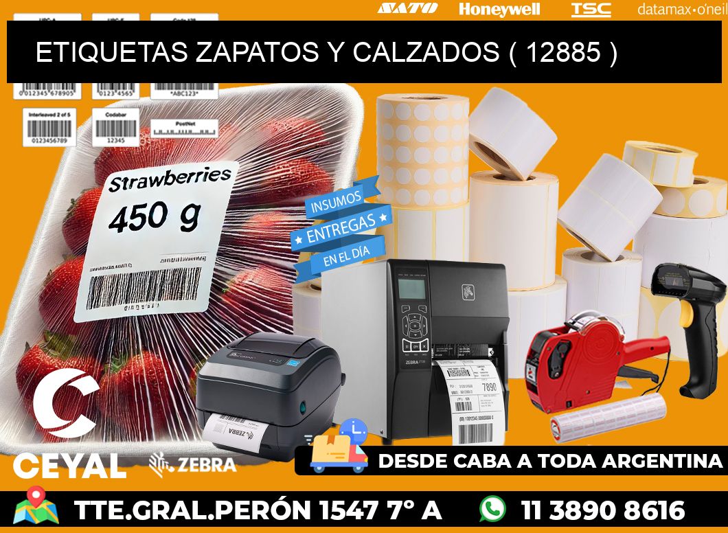 ETIQUETAS ZAPATOS Y CALZADOS ( 12885 )