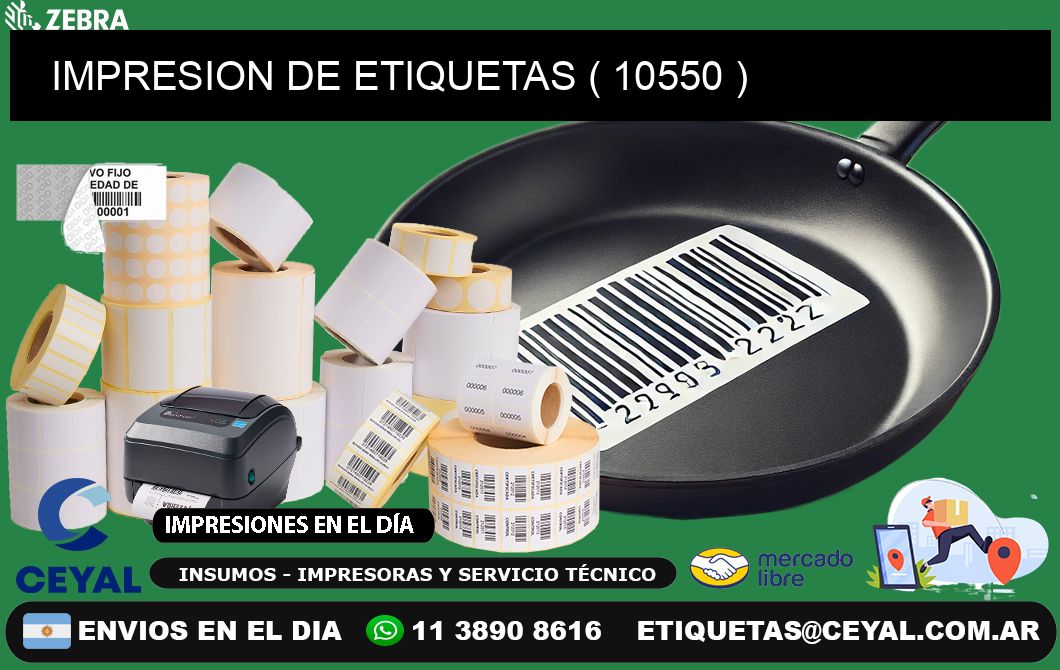 IMPRESION DE ETIQUETAS ( 10550 )