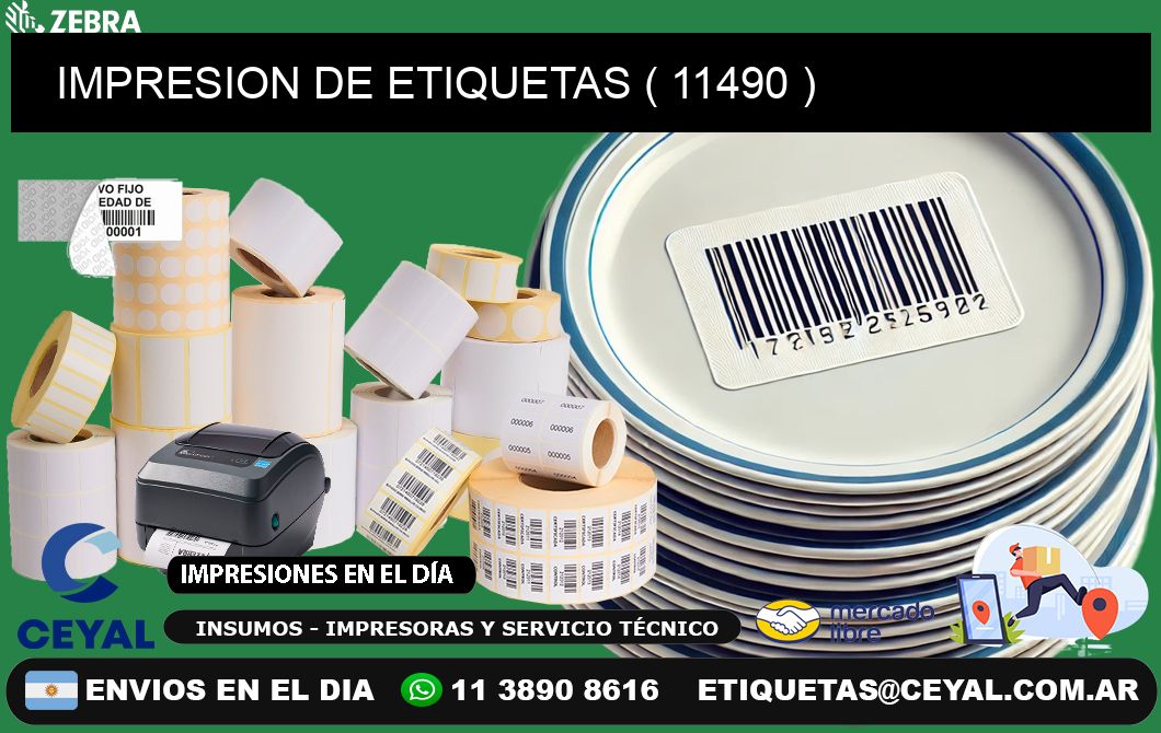 IMPRESION DE ETIQUETAS ( 11490 )