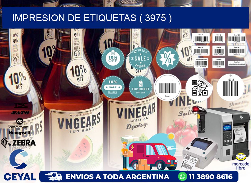 IMPRESION DE ETIQUETAS ( 3975 )
