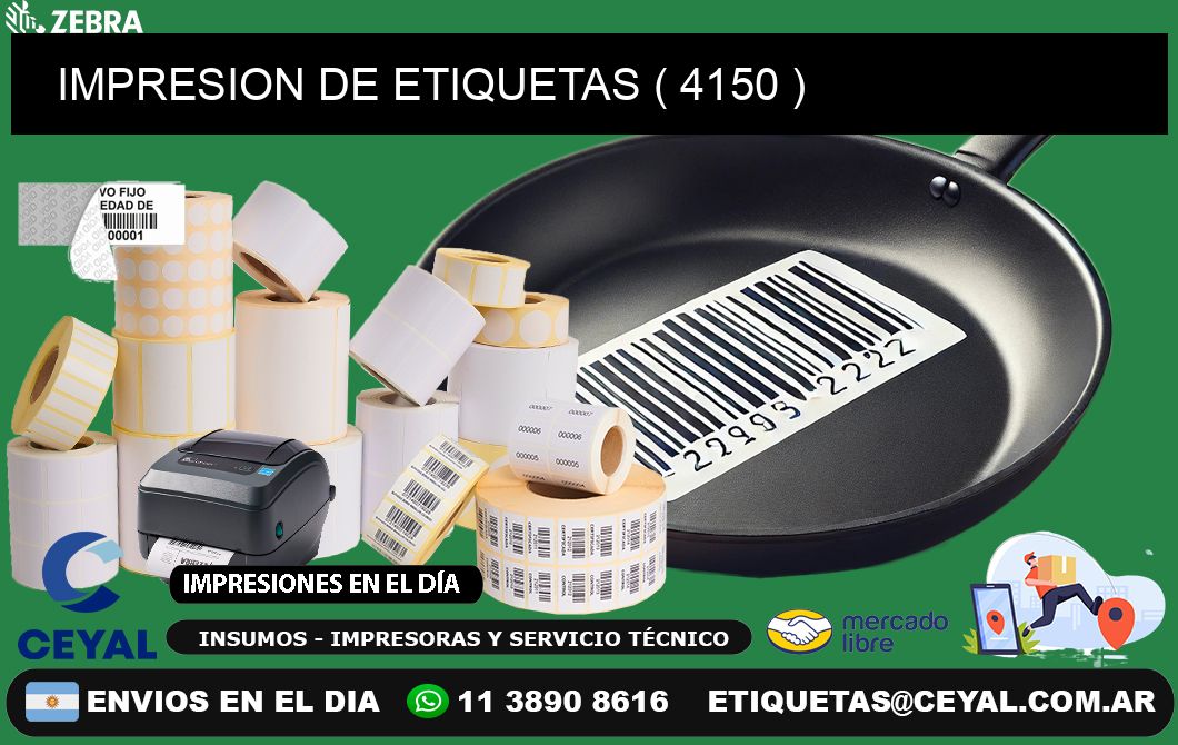 IMPRESION DE ETIQUETAS ( 4150 )