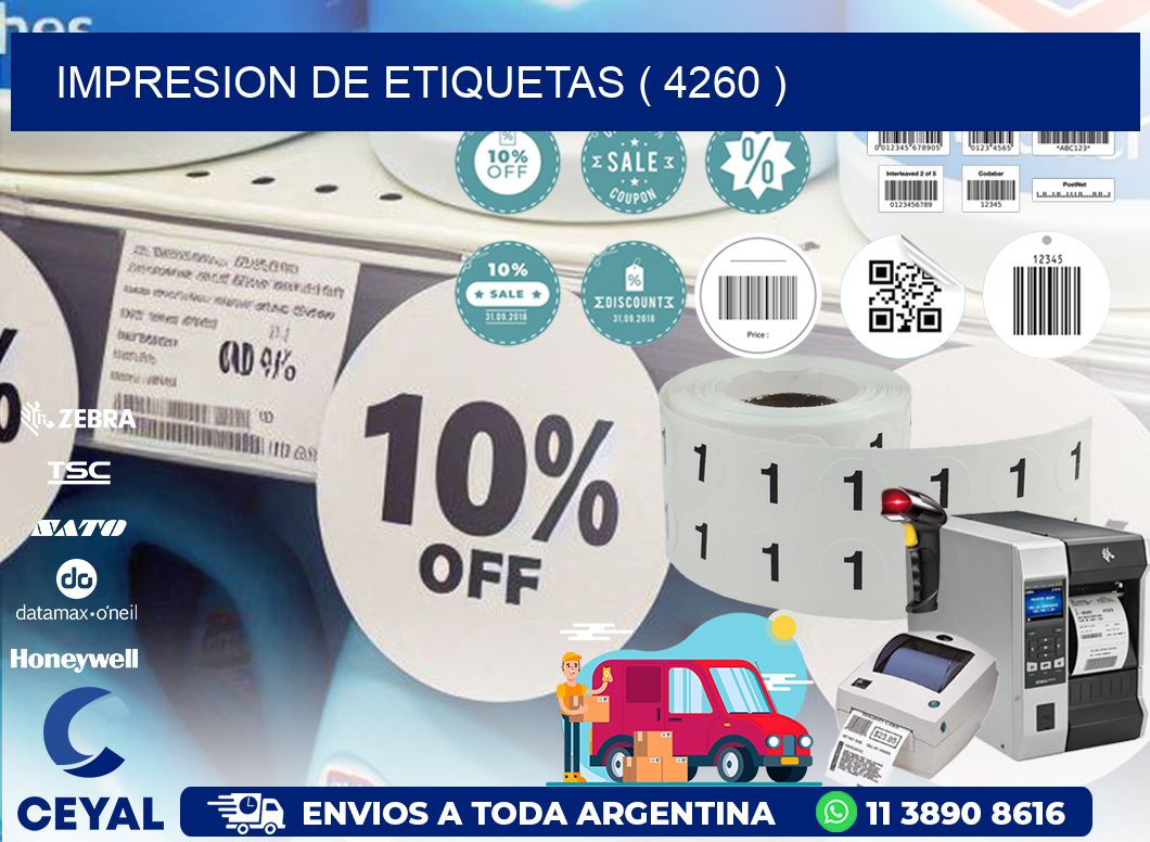 IMPRESION DE ETIQUETAS ( 4260 )