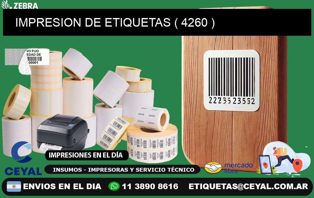 IMPRESION DE ETIQUETAS ( 4260 )