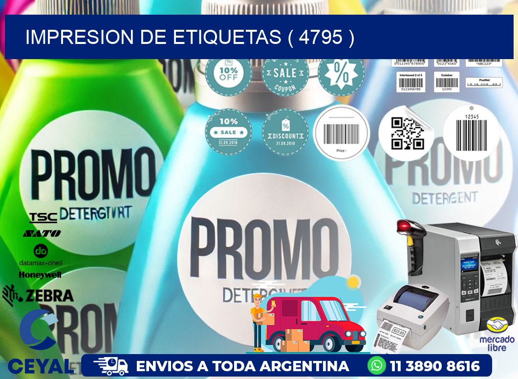 IMPRESION DE ETIQUETAS ( 4795 )
