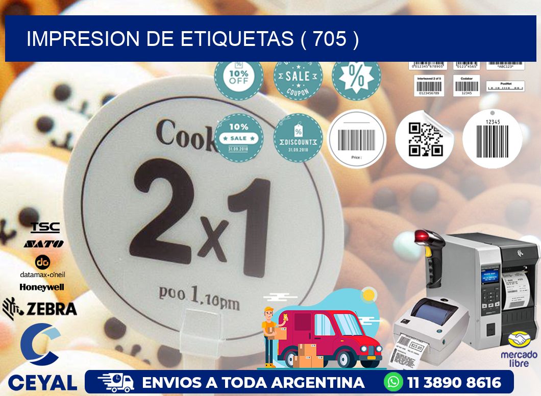 IMPRESION DE ETIQUETAS ( 705 )