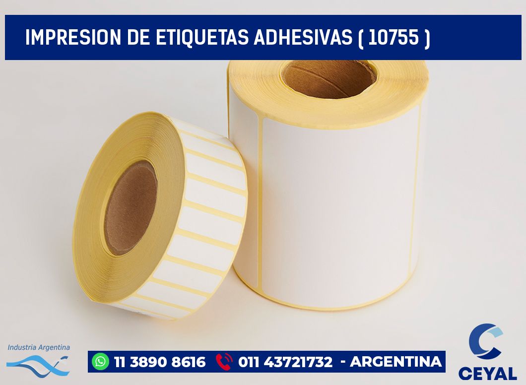 IMPRESION DE ETIQUETAS ADHESIVAS ( 10755 )