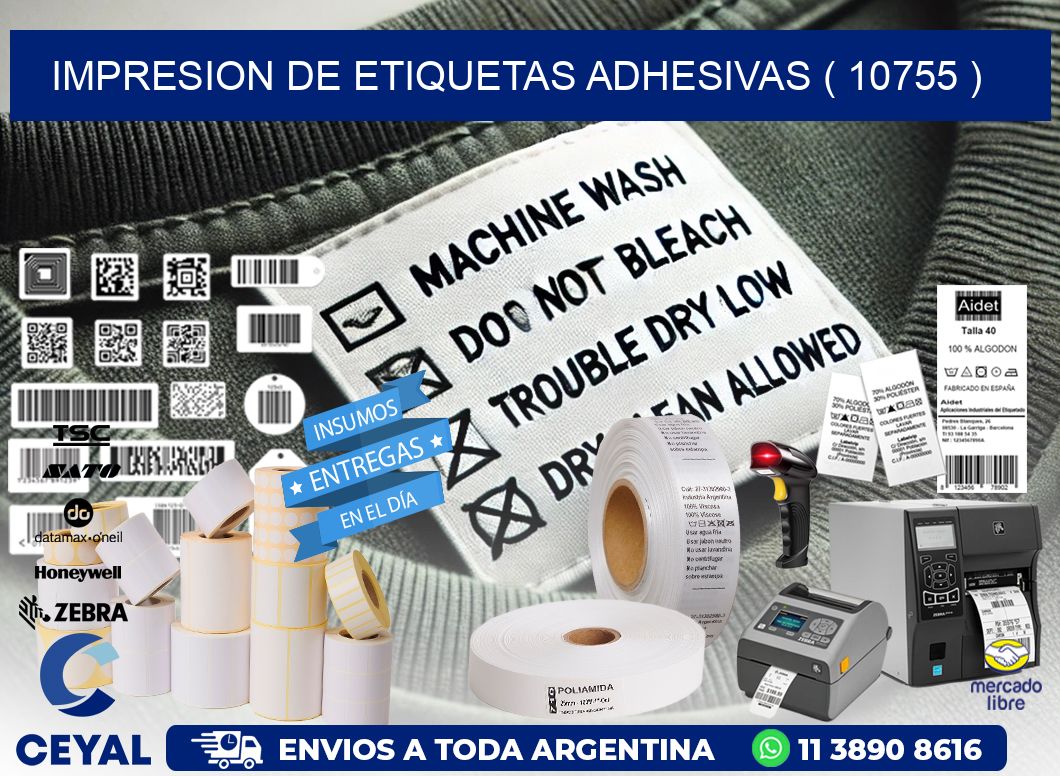 IMPRESION DE ETIQUETAS ADHESIVAS ( 10755 )