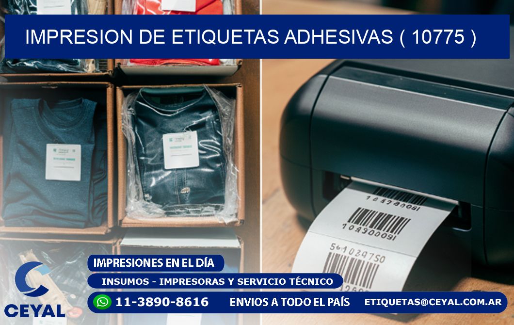 IMPRESION DE ETIQUETAS ADHESIVAS ( 10775 )