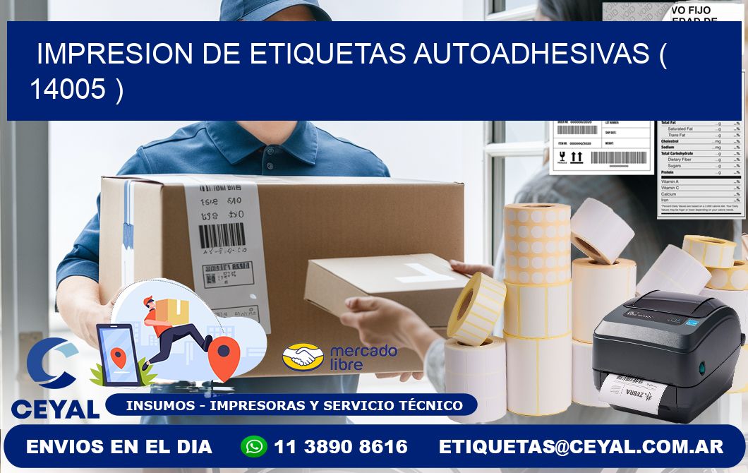 IMPRESION DE ETIQUETAS AUTOADHESIVAS ( 14005 )