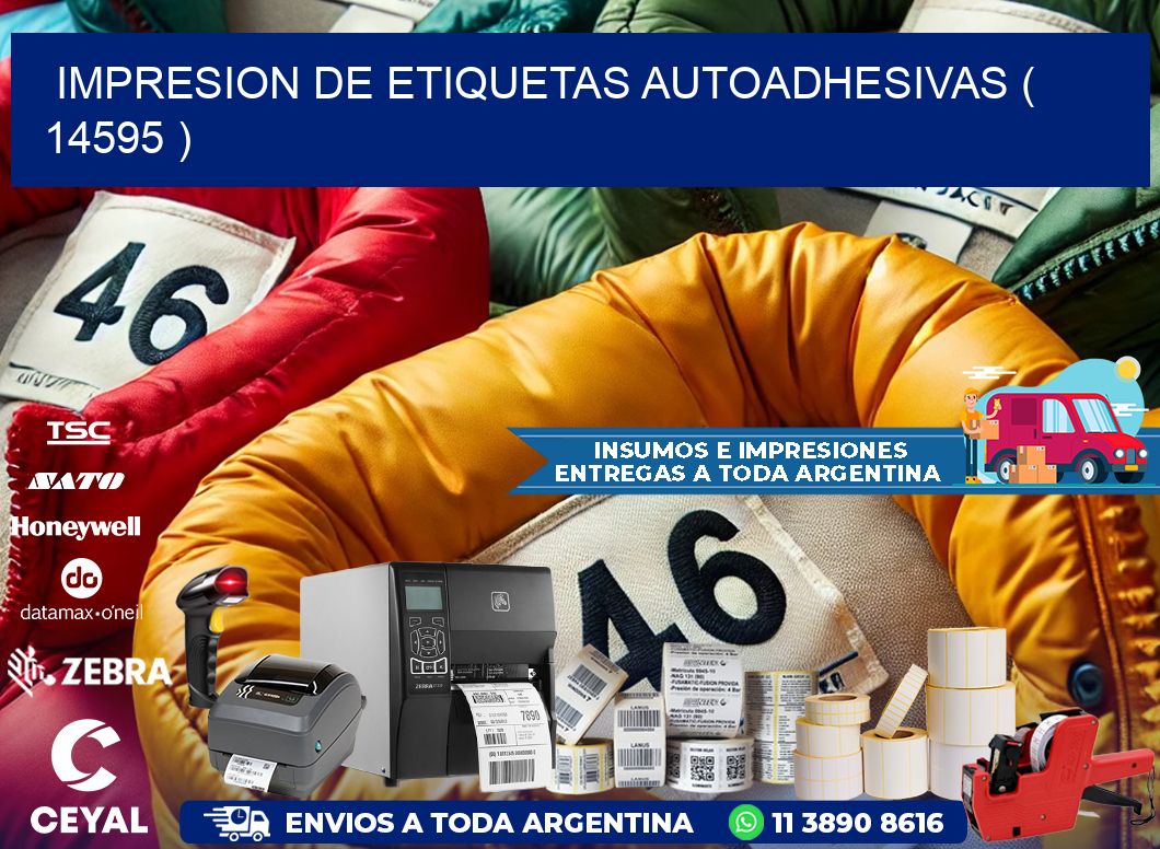 IMPRESION DE ETIQUETAS AUTOADHESIVAS ( 14595 )
