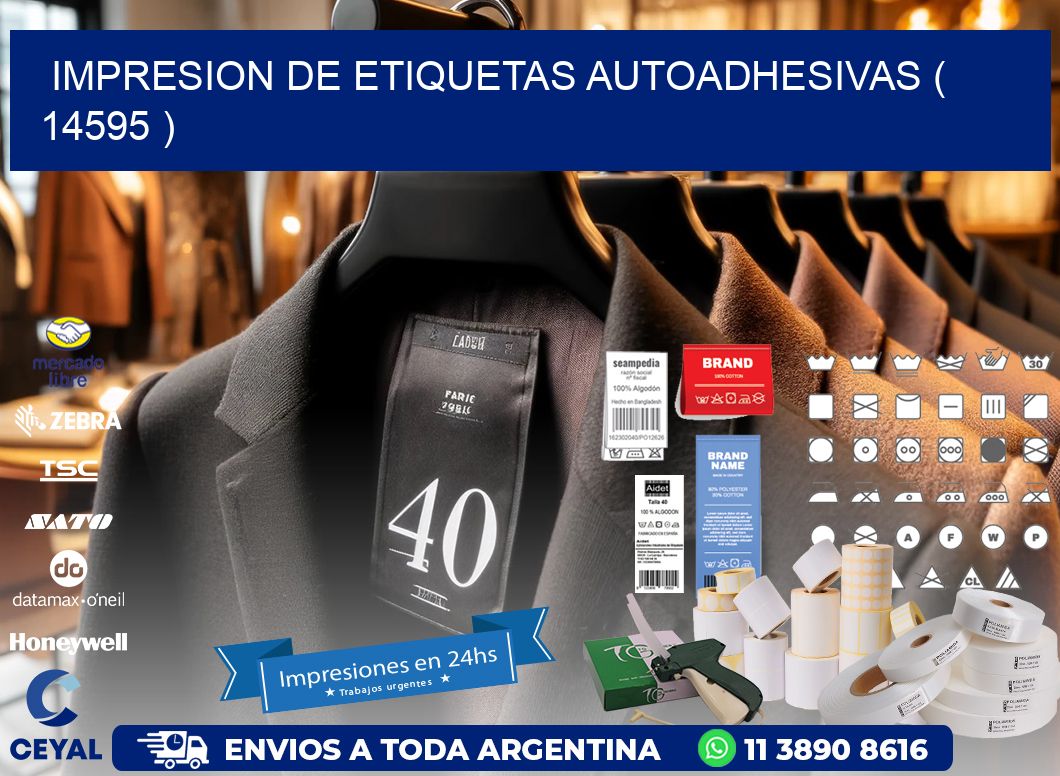 IMPRESION DE ETIQUETAS AUTOADHESIVAS ( 14595 )