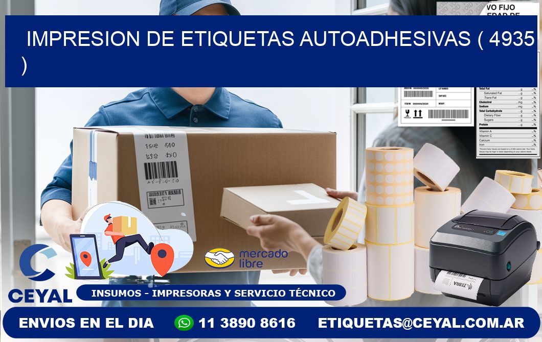 IMPRESION DE ETIQUETAS AUTOADHESIVAS ( 4935 )