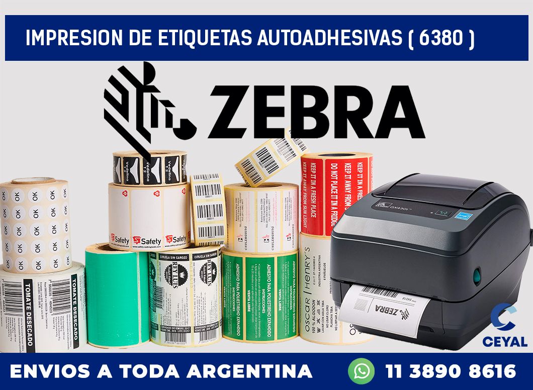 IMPRESION DE ETIQUETAS AUTOADHESIVAS ( 6380 )