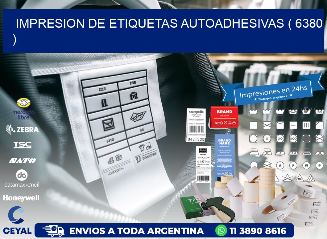 IMPRESION DE ETIQUETAS AUTOADHESIVAS ( 6380 )