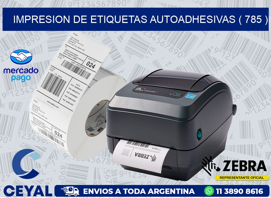 IMPRESION DE ETIQUETAS AUTOADHESIVAS ( 785 )