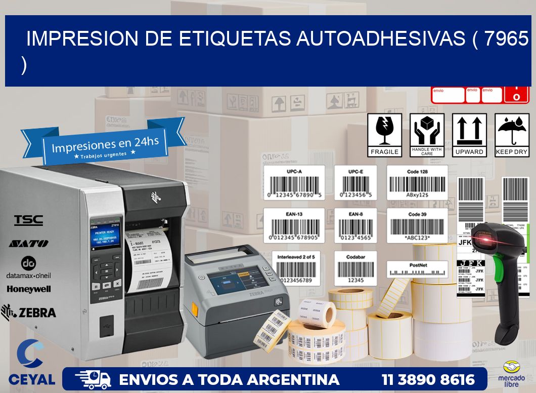 IMPRESION DE ETIQUETAS AUTOADHESIVAS ( 7965 )