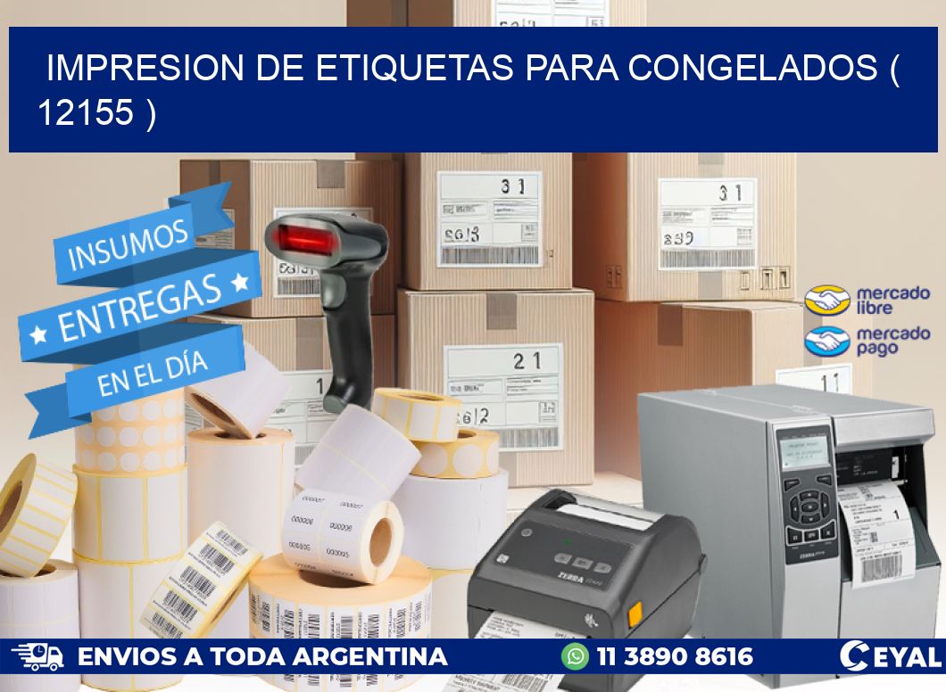 IMPRESION DE ETIQUETAS PARA CONGELADOS ( 12155 )