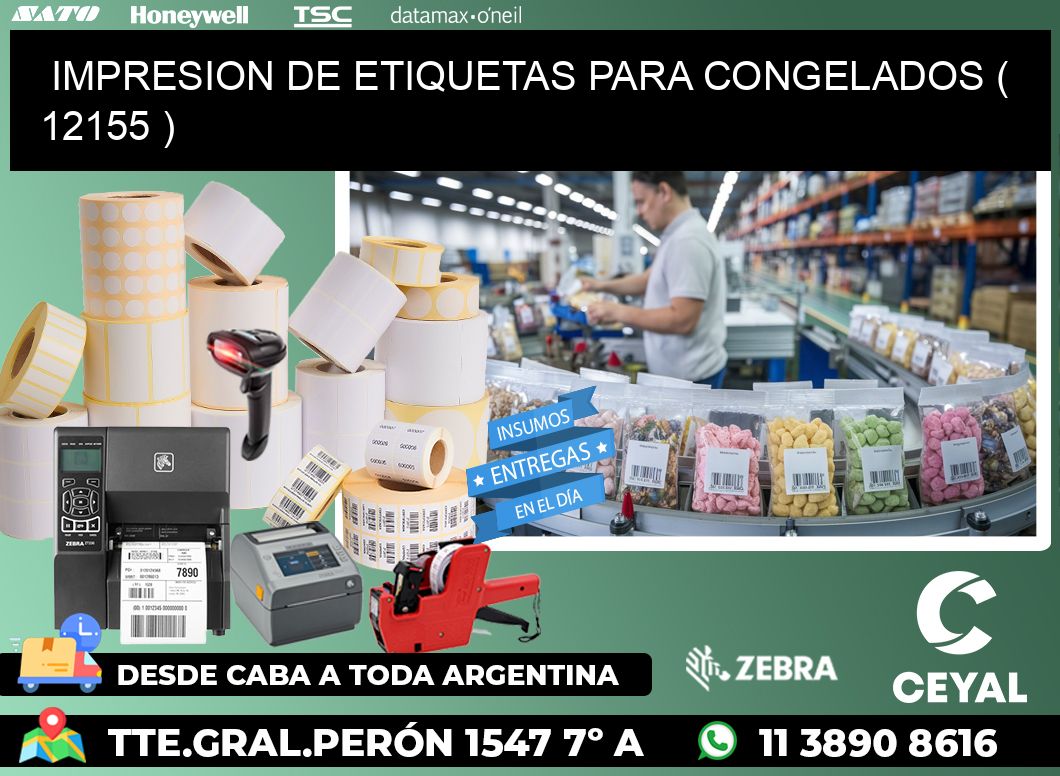 IMPRESION DE ETIQUETAS PARA CONGELADOS ( 12155 )