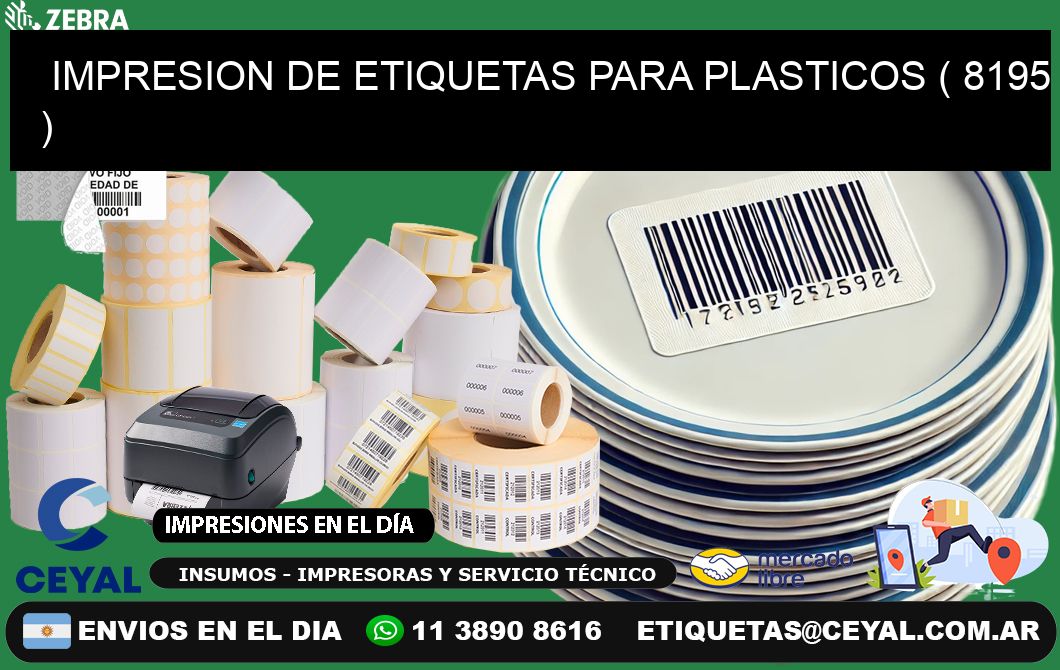 IMPRESION DE ETIQUETAS PARA PLASTICOS ( 8195 )