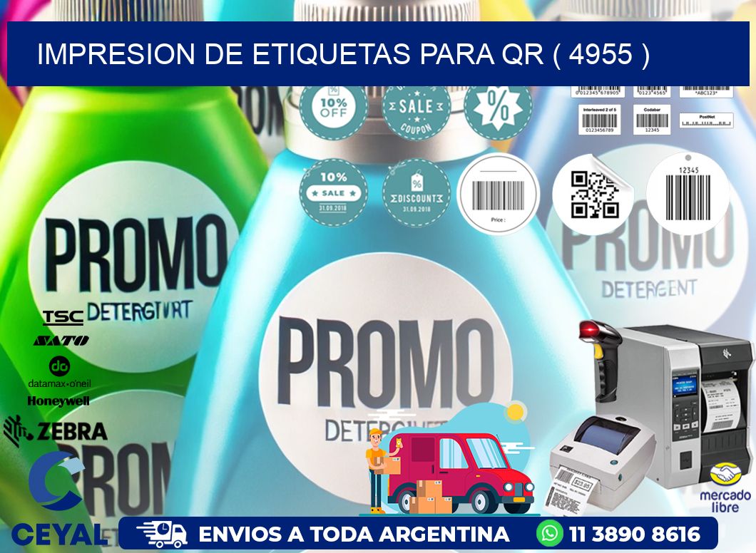 IMPRESION DE ETIQUETAS PARA QR ( 4955 )