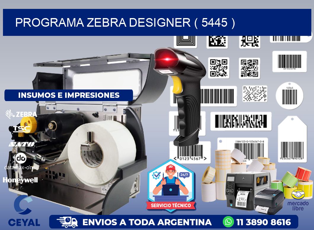 PROGRAMA ZEBRA DESIGNER ( 5445 )