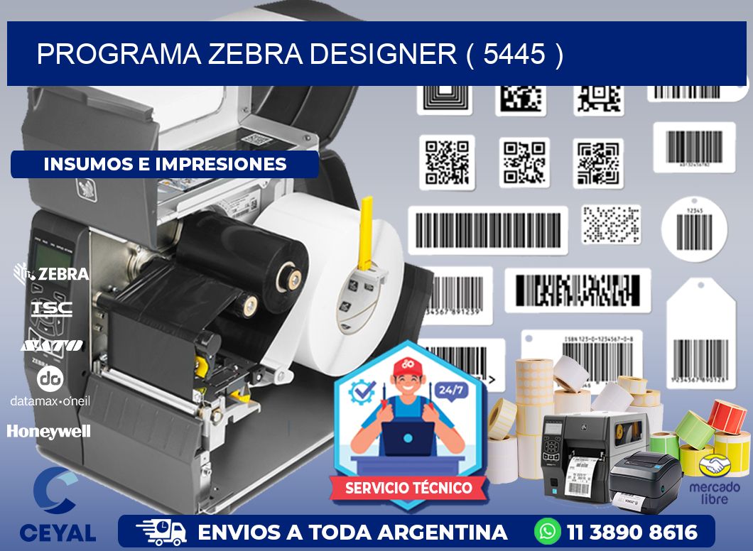 PROGRAMA ZEBRA DESIGNER ( 5445 )