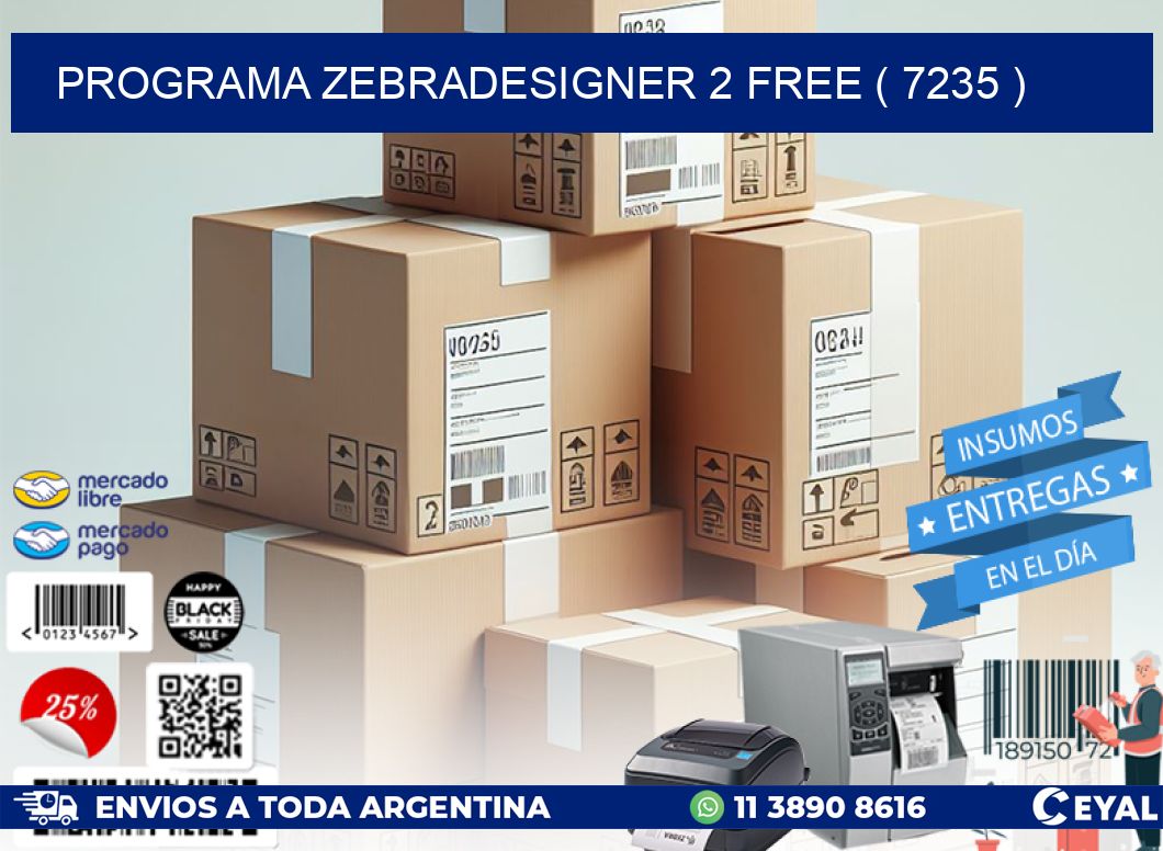 PROGRAMA ZEBRADESIGNER 2 FREE ( 7235 )