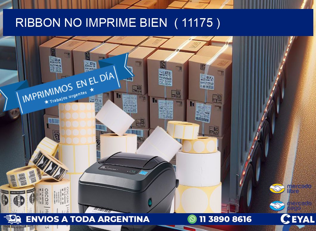 RIBBON NO IMPRIME BIEN ( 11175 )