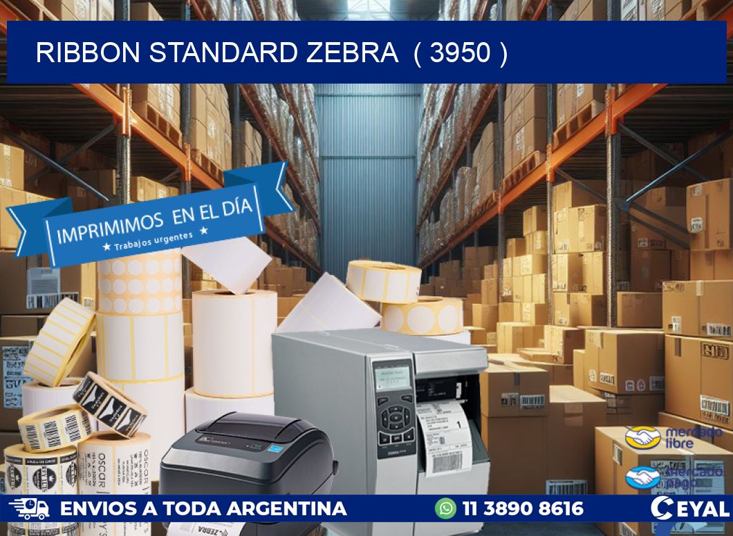 RIBBON STANDARD ZEBRA ( 3950 )