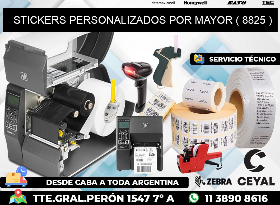 STICKERS PERSONALIZADOS POR MAYOR ( 8825 )