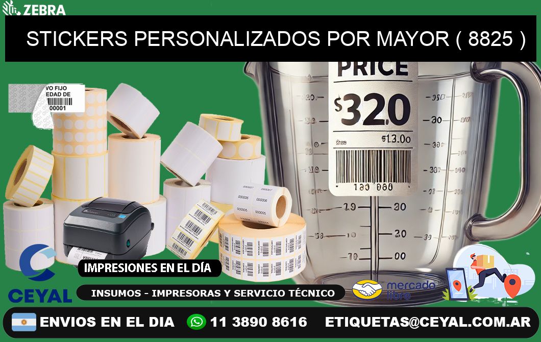 STICKERS PERSONALIZADOS POR MAYOR ( 8825 )