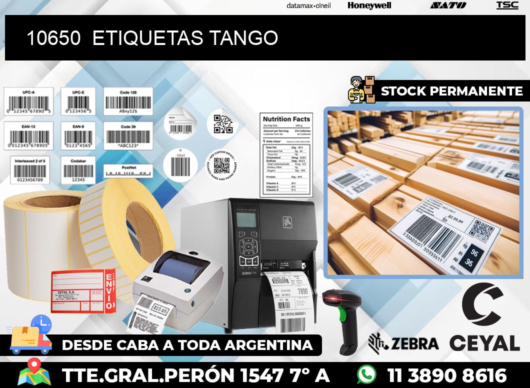 10650  ETIQUETAS TANGO