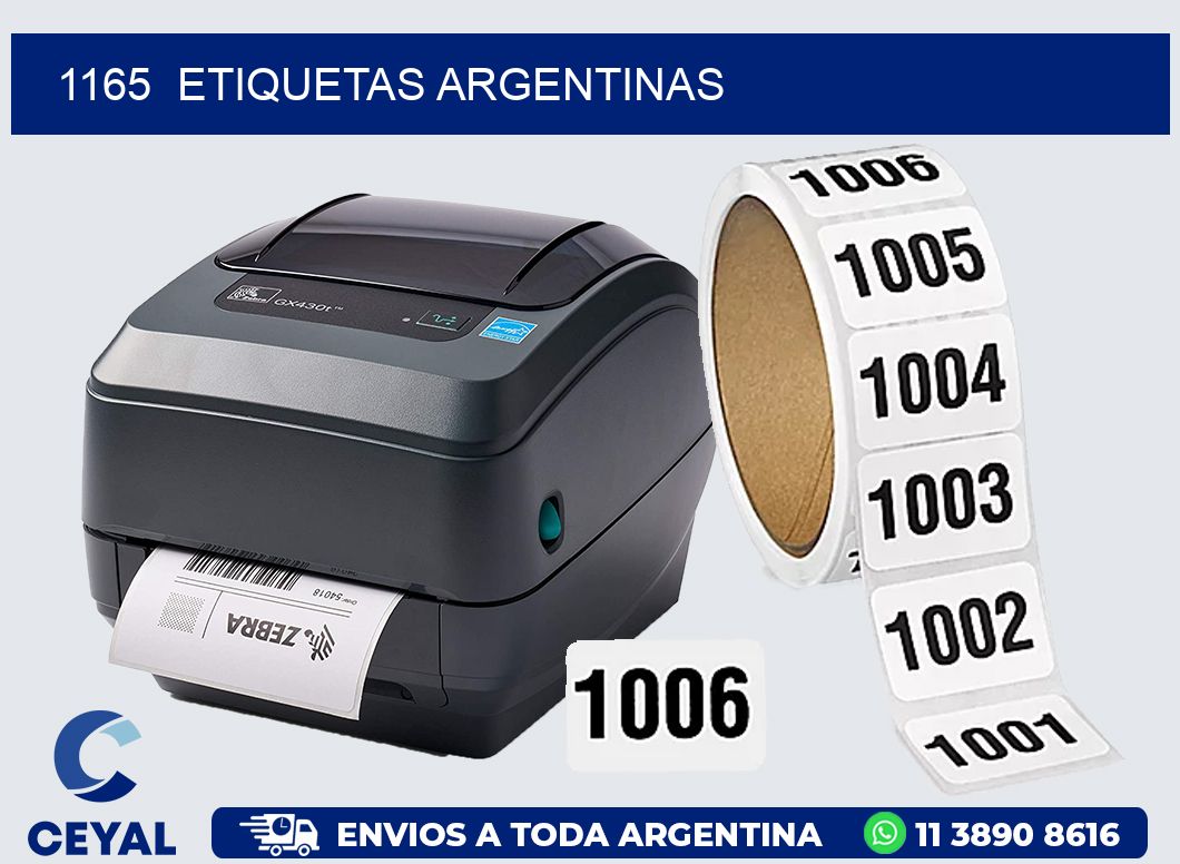 1165 ETIQUETAS ARGENTINAS