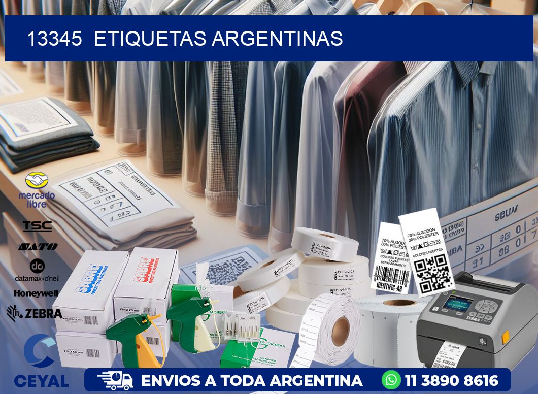13345  ETIQUETAS ARGENTINAS