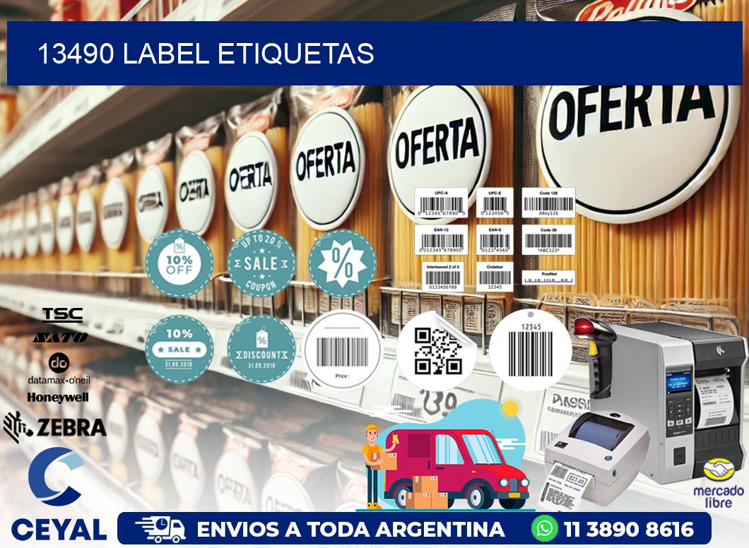 13490 LABEL ETIQUETAS