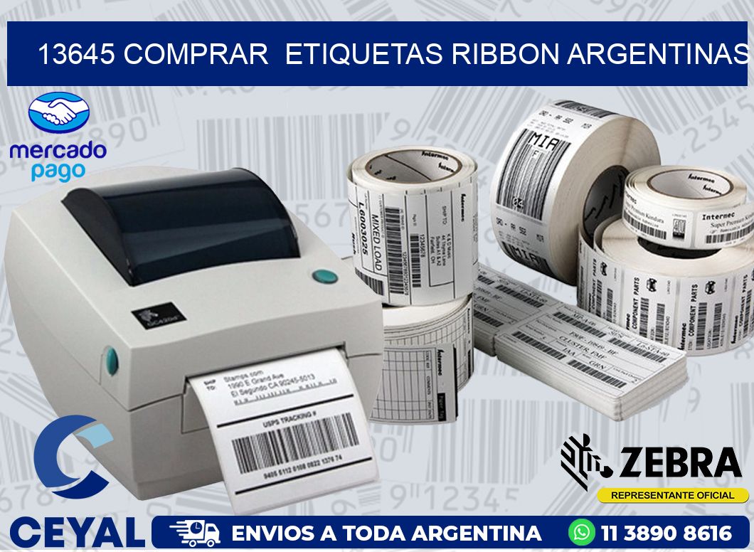 13645 COMPRAR ETIQUETAS RIBBON ARGENTINAS
