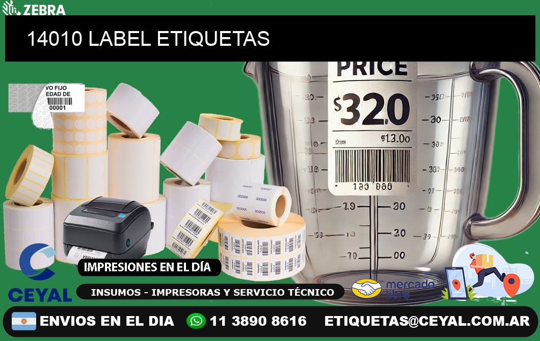 14010 LABEL ETIQUETAS