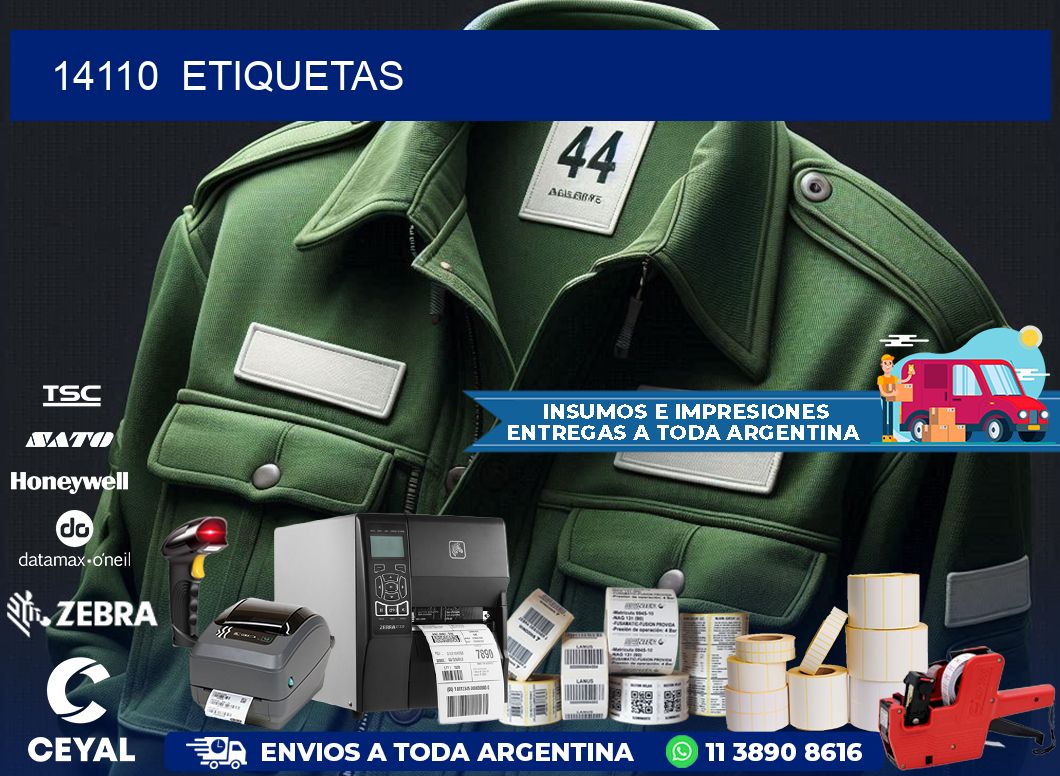14110 ETIQUETAS